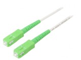 Patch Cord Fibră Optică 0.5m OS2 SC/APC LSZH, Goobay