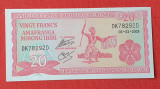 Burundi 20 Francs 2005 - Bancnota veche - Superba UNC