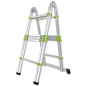 Scara telescopica aluminiu 3.2m max 150kg fieldmann foto