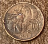 C50 - Moneda foarte veche - Italia - 10 centesimi - 1926