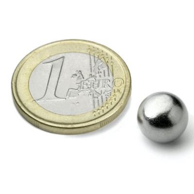 Magnet neodim sfera &amp;Oslash;10 mm, putere 1,4 kg, N40 foto