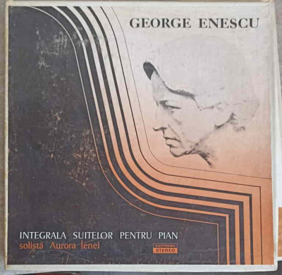 Disc vinil, LP. INTEGRALA SUITELOR PENTRU PIAN. SETBOX 2 DISCURI VINIL-George Enescu, Solista Aurora Ienei foto