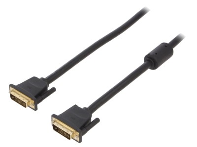 Cablu Dual Link DVI-D 2m aurit foto