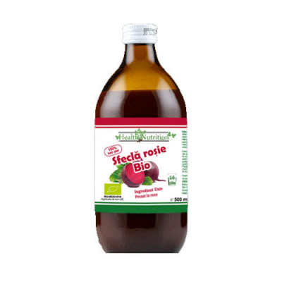 Suc de Sfecla Rosie Bio 100% Pur 500ml Health Nutrition foto