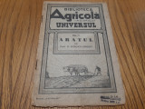 ARATUL - G. Ionescu-Sisesti - Biblioteca Agricola No. 1, 1944, 32 p.