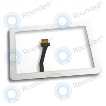 Digitizor pentru afișaj Samsung Galaxy Tab 2 10.1 P5100, P5110, ecran tactil alb foto