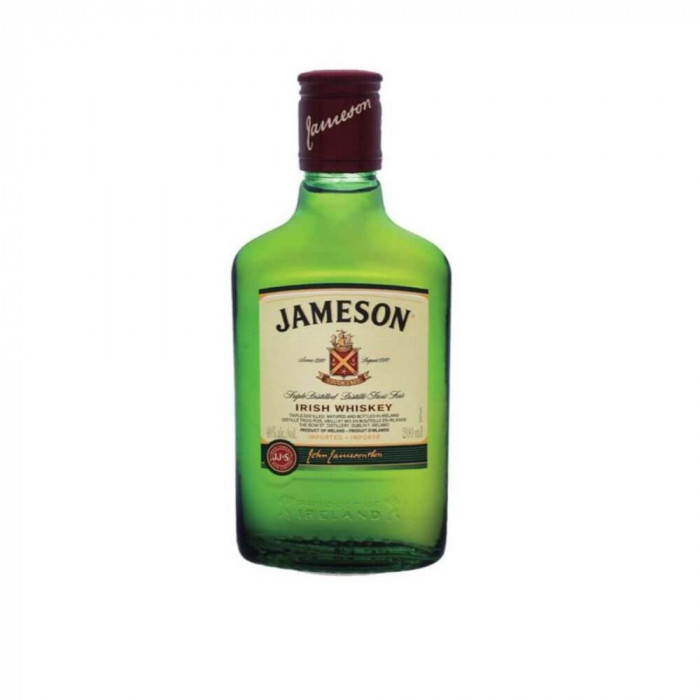Whisky Jameson, Alcool 40%, 0.2 L, Jameson Whisky, Bautura Spirtoasa Jameson, Bautura Spirtoasa 40 % Alcool, Bautura Alcoolica, Jameson 0.2 L, Jameson