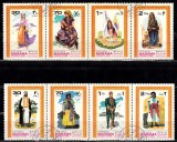 A12 S1 9 - Timbre foarte vechi - Manama - costume populare, Arta, Stampilat