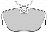 VALEO 302276 FIRST set placute frana,frana disc