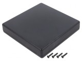Carcasă universală 125mm x 125mm x 25mm ABS neagră IP40