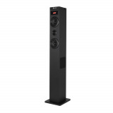 Boxa tip tower cu Bluetooth Sky Charm 2.1, 80W, USB, Radio FM, AUX, negru, NGS