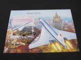 Tupolev Tu-144, Primul Avion Supersonic de Pasageri - Bloc Filatelic Sierra Leone