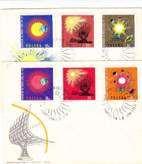 FDC Polonia 1965 COSMOS foto