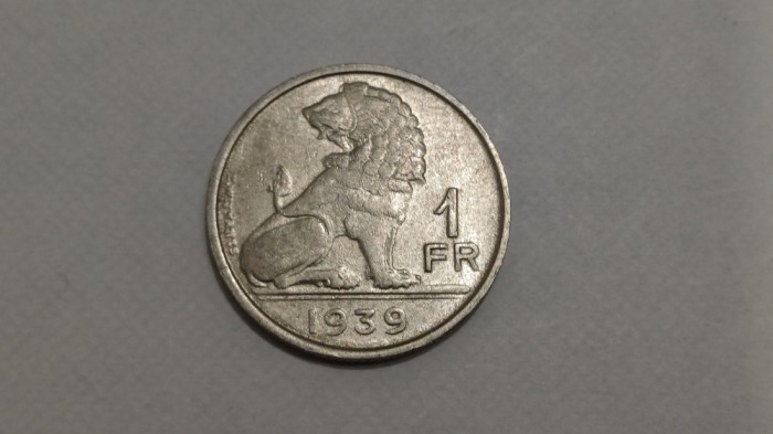 Belgia-1 Franc 1939