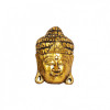 Masca decorativa din lemn tropical Serenity Buddha Gold, Tip I