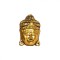 Masca decorativa din lemn tropical Serenity Buddha Gold, Tip I