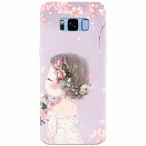 Husa silicon pentru Samsung S8 Plus, Girl 001