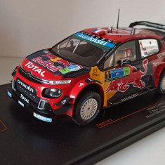 Macheta Citroen C3 WRC Ogier Rally Mexico 2019 - IXO Premium 1/24