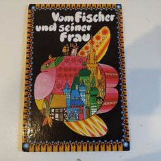 Vom Fischer und seiner Frau. Verlag Karl Nietzsche. Carte copii limba germană