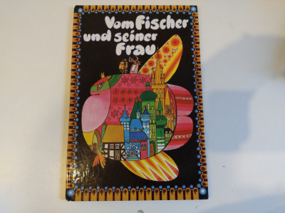 Vom Fischer und seiner Frau. Verlag Karl Nietzsche. Carte copii limba germană foto
