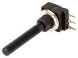 Potentiometru axial 100k&Omega; 100mW THT 6mm plastic
