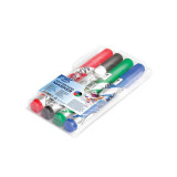 Set de 4 markere pentru whiteboard cu varf rotund, Forofis 91264