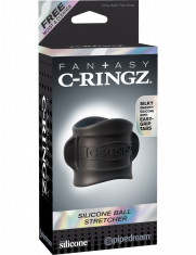 Inel erectie Fantasy C-Ringz Silicone Ball Stretcher foto