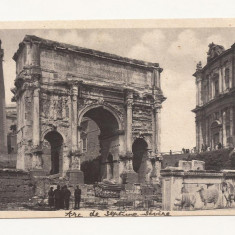 FV4-Carte Postala- ITALIA -Roma, Arco di Settimio Severo, necirculata 1934