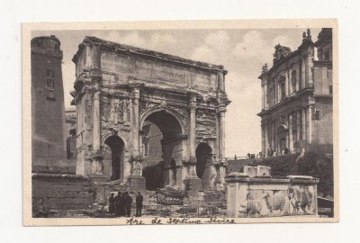 FV4-Carte Postala- ITALIA -Roma, Arco di Settimio Severo, necirculata 1934 foto