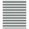 Jaluzea tip zebra gri &icirc;nchis lățime țesătură 130,9 cm poliester