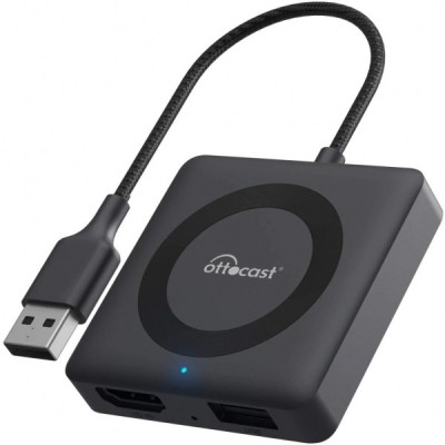 Adaptor Carplay / Android Auto Wireless Ottocast Car TV Mate Max pentru Apple iPhone / Android Series CA361-C4 foto