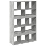 Cumpara ieftin Biblioteca, gri beton, 100x33x156,5 cm, lemn prelucrat