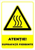 Semn atentie suprafata fierbinte