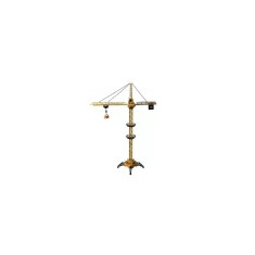 Macara de jucarie cu telecomanda, 1.28 m, Gonga? Galben foto