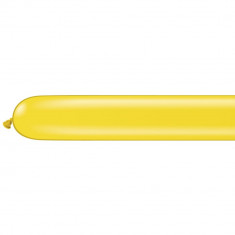 Baloane Latex Modelaj Citrine Yellow, 6&amp;quot; x 46&amp;quot;, Qualatex 646 75457, set 50 buc foto