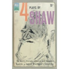 4 PLAYS by SHAW , with the AUTHOR &#039;S NOTES , 1961, PREZINTA INSEMNARI SI URME DE UZURA , VEZI DESCRIEREA !