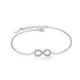 Cumpara ieftin Bratara argint 925, JW1023, model infinit, placata cu rodiu
