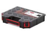 Container colectiv cu partiții negre joase 284x243x60mm KISTENBERG