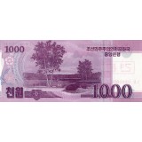 1000 WON 2008 COREEA DE NORD SPECIMEN UNC