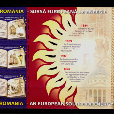 RO 2009 ,LP 1835a ,"Romania - Sursa Europeana de Energie", bloc/colita 446 ,MNH