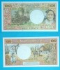Polinezia Franceza 1.000 Francs 1996 &#039;Peisaj rural&#039; UNC serie: B.050 09128 p2
