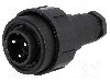 Conector circular, tata, 3 pini, BULGIN - PX0731/P