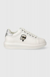 Cumpara ieftin Karl Lagerfeld sneakers din piele KAPRI culoarea alb, KL62530N