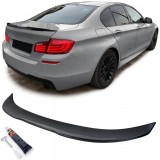 Fald de spoiler spate tip ducktail cu aspect din carbon, potrivit pentru sedanul BMW Seria 5 F10 09-17 Performance AutoTuning