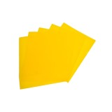 Mapa plastic A4 cu doua deschideri 100/set Noki galben