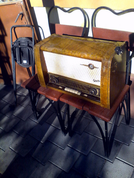 Radio vechi pe lampi Graetz Super 171W An 1953-54