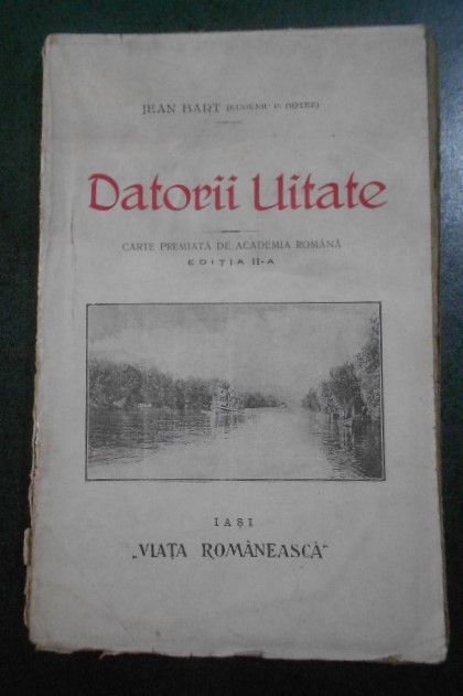 Jean Bart - Datorii uitate (1921)