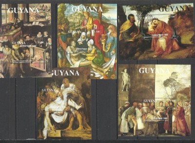 GUYANA 1993 ARTA PICTURA CRACIUN foto