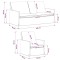 Set de canapea 2 pcs Crem Catifea - 8