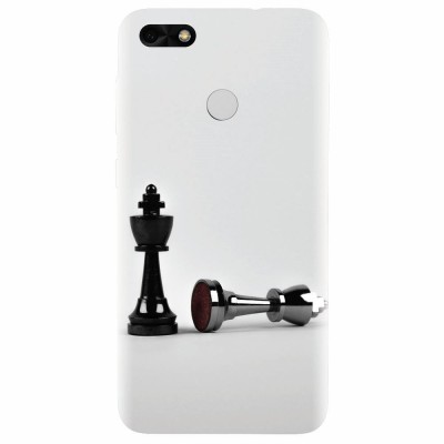 Husa silicon pentru Huawei Y6 Pro 2017, Chess foto